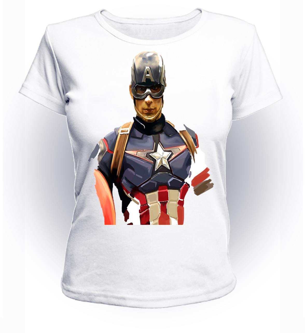 

Футболка GeekLand Капитан Америка Captain America avenger CA.01.003 (FU21CA.01.003/girl-116)