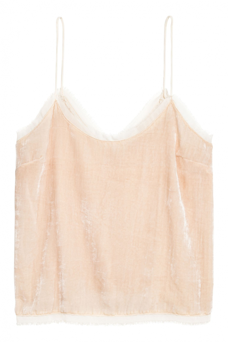 

Топ для женщины H&M 0503033003 XXL Бежевый 64812