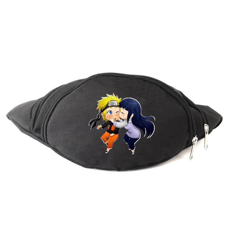 

Сумка Бананка на пояс Наруто (Naruto-02) черная
