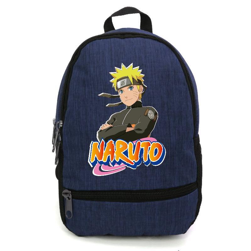 

Рюкзак повседневный городской прогулочный Наруто синий (Naruto-010)