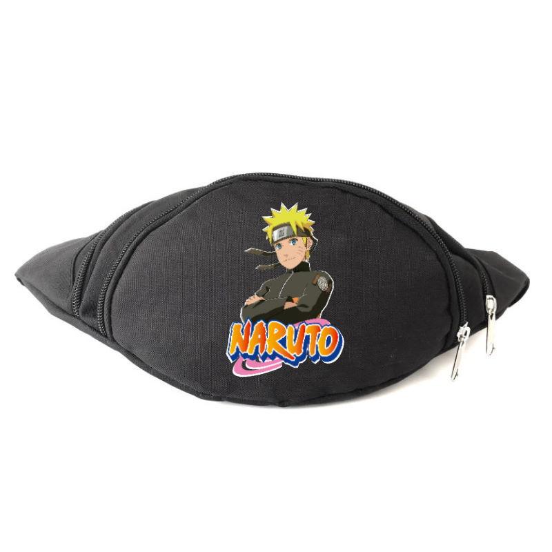 

Сумка Бананка на пояс Наруто (Naruto-06) черная