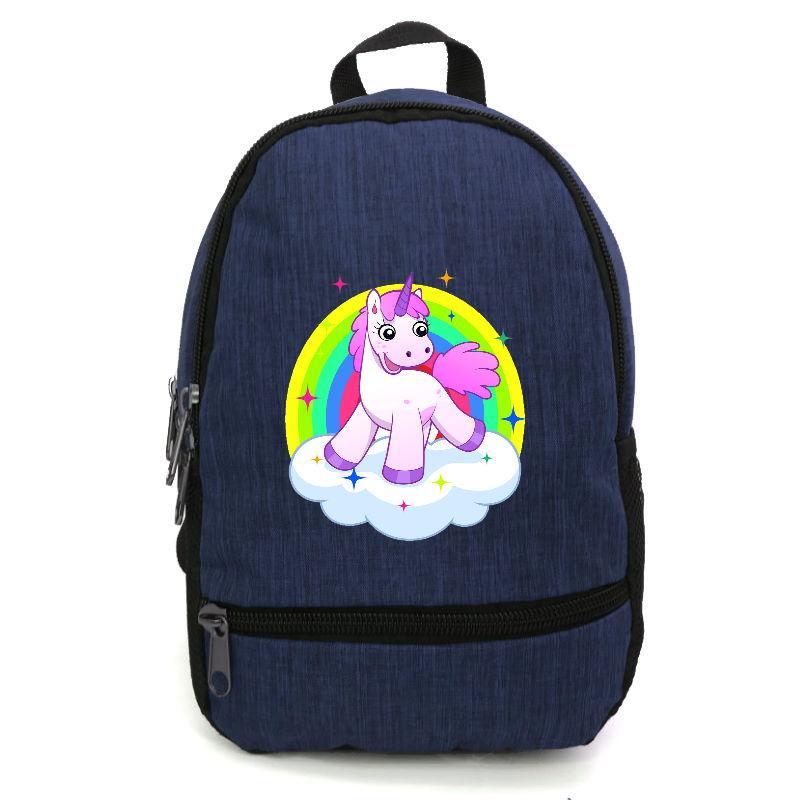 

Рюкзак повседневный городской прогулочный детский Единорог 0043 ( Unicorn ) EDN-0043 blue синий