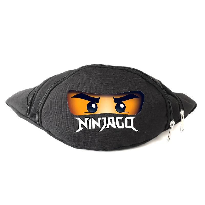 

Сумка Бананка на пояс Лего Нинзяго (LEGO-Ninjago-02) черная
