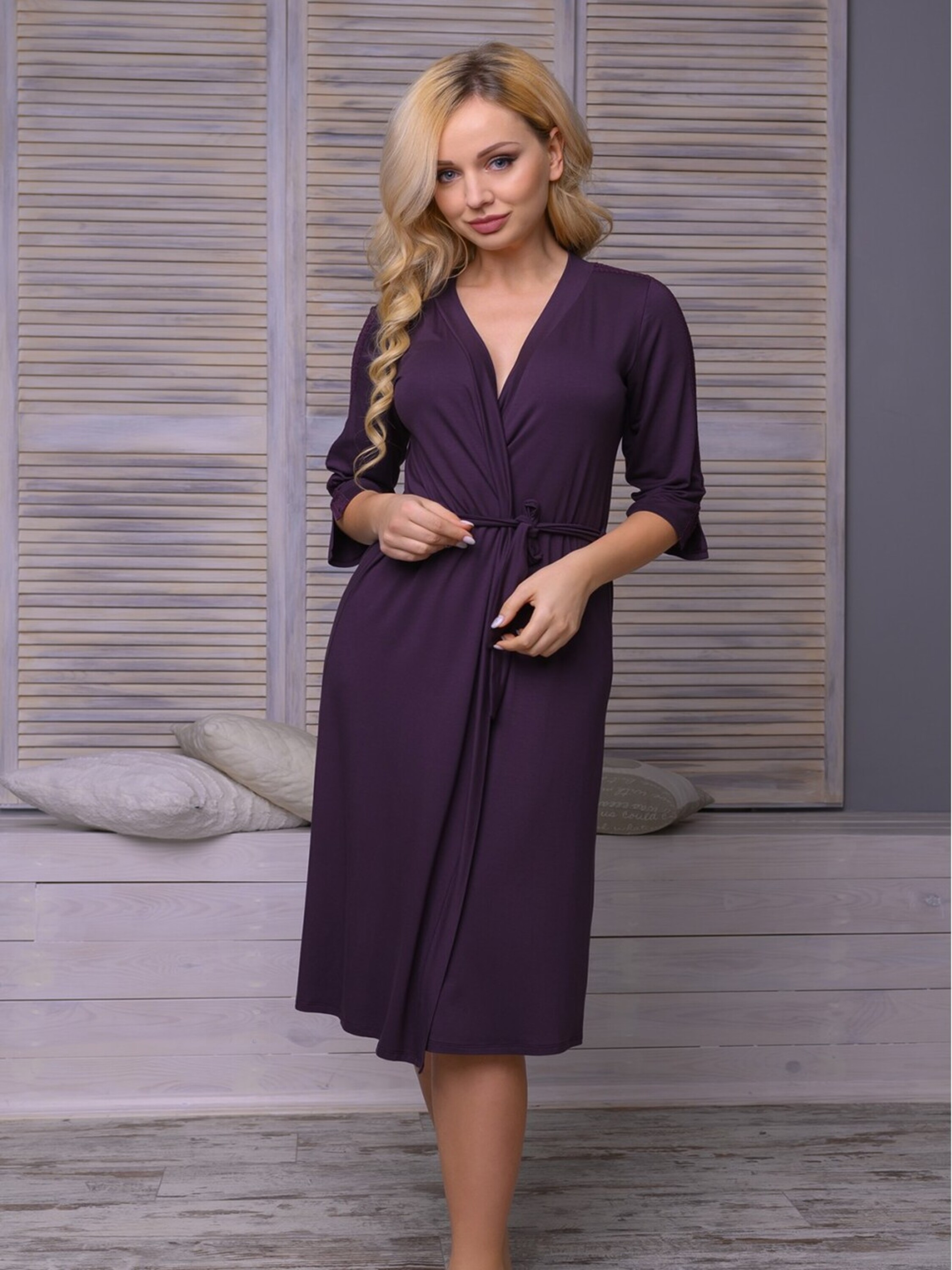 

Халат Roksana 864 3XL Фиолетовый