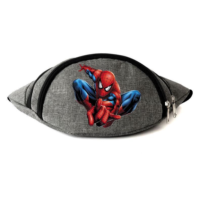 

Сумка Бананка на пояс Человек Паук Марвел Spiderman (Marvel-SpM) серая