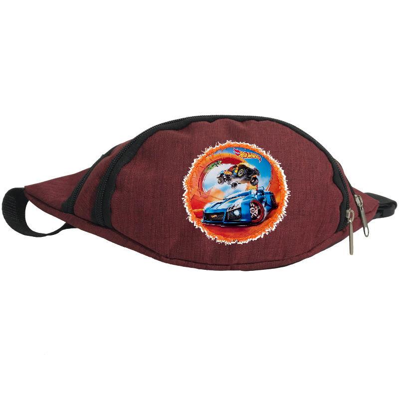

Сумка Бананка на пояс Хотвилс Hot Wheels (OB-HW-02) бордовый