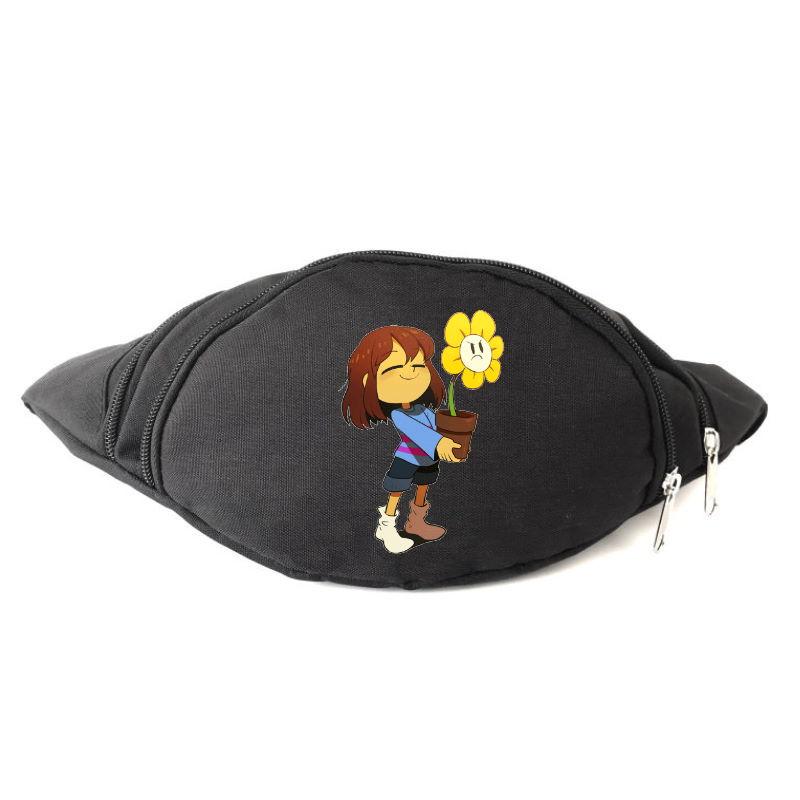 

Сумка Бананка Андертейл Undertale на пояс 001 black черный