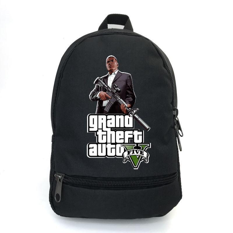 

Рюкзак повседневный городской прогулочный GTA (gta 003-black) черный