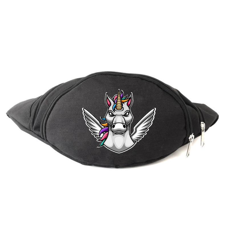 

Сумка Бананка Единорог 0039 на пояс EDN 0039 black черный