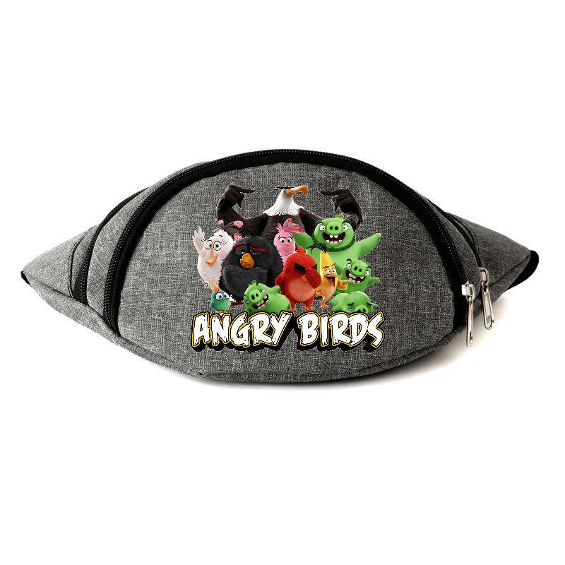 

Сумка Бананка Энгри Бердс на пояс Angry Birds Heroes серая