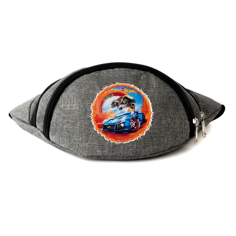 

Сумка Бананка на пояс Хотвилс Hot Wheels (OB-HW-02) серая