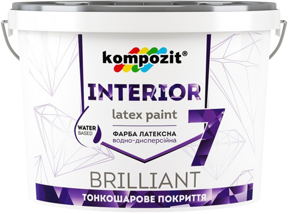 

Краска интерьерная Kompozit Interior 7 база С 1.4 кг Прозрачная (4820085742901)