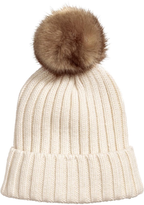 

Зимняя шапка H&M 1hm052200189 One Size Белая