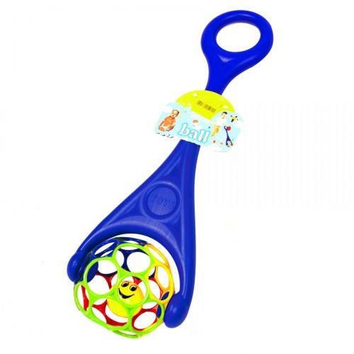 

Каталка с шариком-погремушкой "Oball" (синяя) 3501