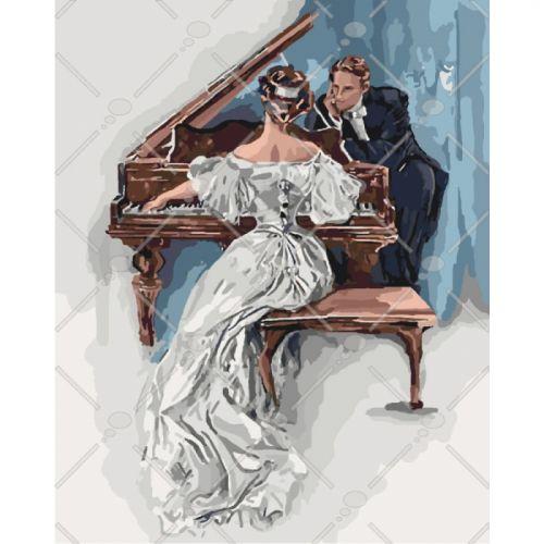 

Картина по номерам "Волшебная мелодия любви" ★★★ КНО4539