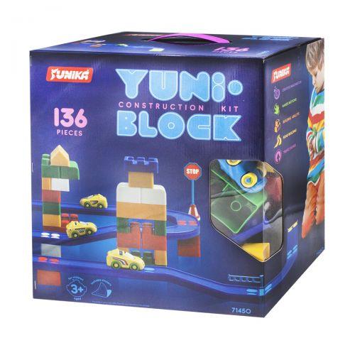 

Конструктор детский "YUNI-BLOCK" 136 дет 1450