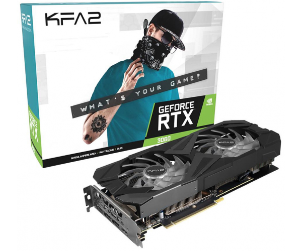 

Видеокарта KFA2 GeForce RTX 3060 (1-Click OC) (36NOL7MD1VOK)