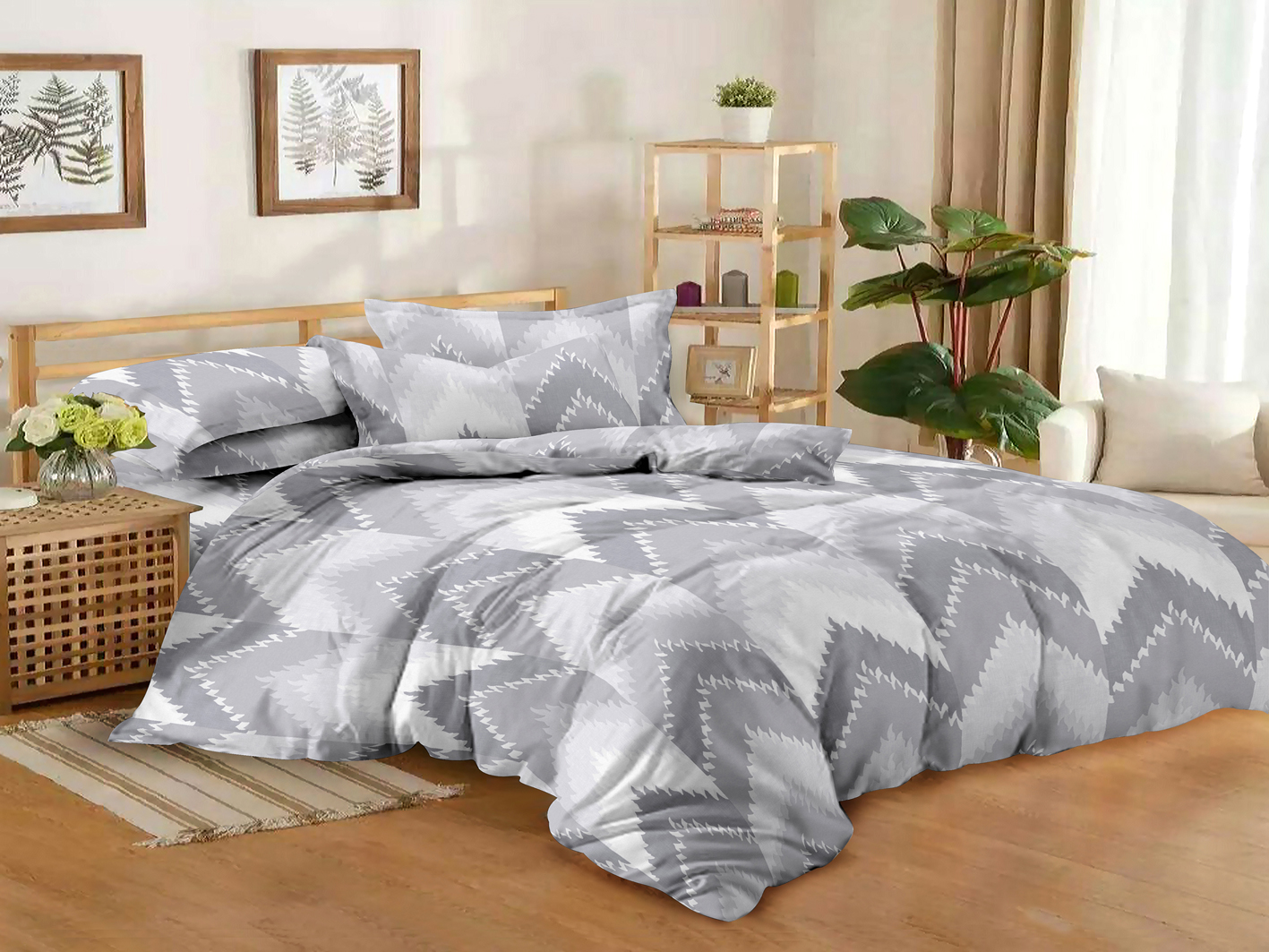 

Покрывало Home Line Стеганое Двустороннее 160х210 Серое
