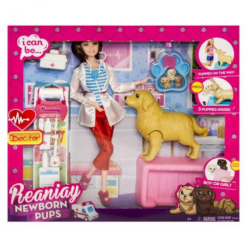 

Кукла ветеринар "Newborn Pups", белая CS 699-15