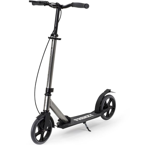 

Городской самокат с ручным тормозом Frenzy Dual Brake Recreational Titanium (fz125)