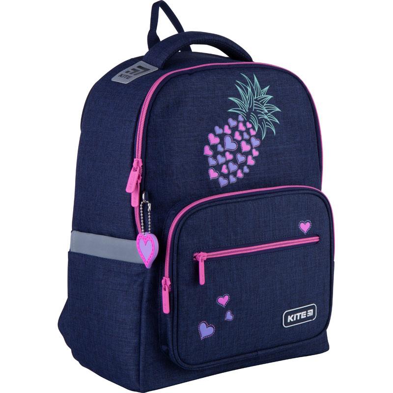 

Рюкзак Kite с ортопедической спинкой со светоотражающими элементами Education Pineapple K21-770M-4