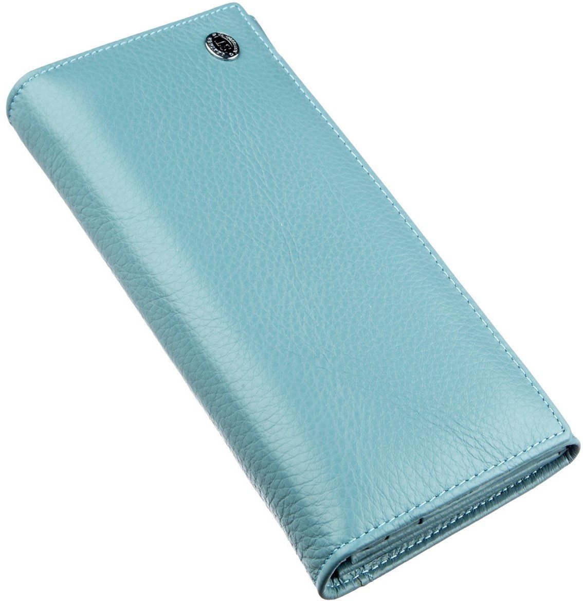 

Кошелек кожаный ST Leather Accessories 18876 Голубой