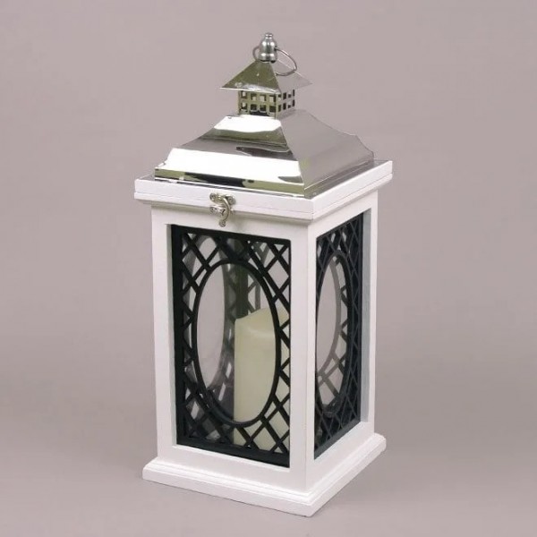 

Подсвечник-фонарь со свечей Flora LED 8638