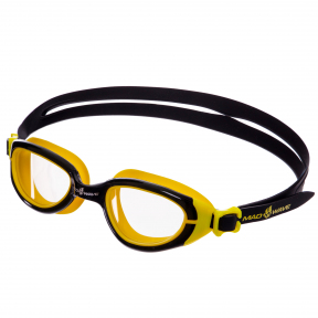 

Очки для плавания MadWave UV BLOKER JUNIOR M041303 Черный-желтый (SKL02750)