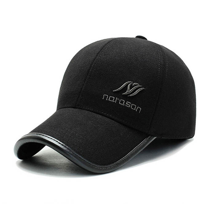 

Зимняя бейсболка для мужчин Narason 5665 Черный 56-58