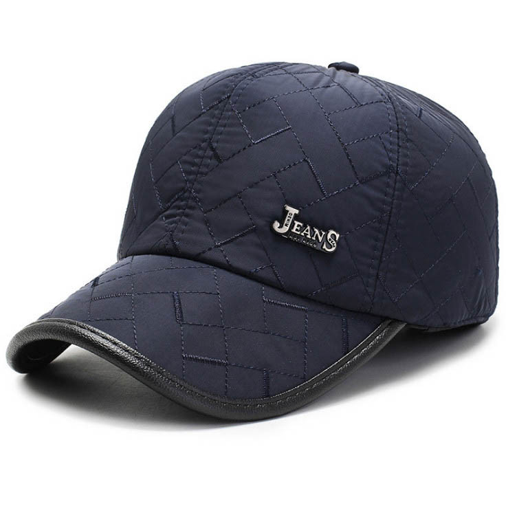 

Мужская зимняя кепка Jeans Narason 5670 Синий 56-58