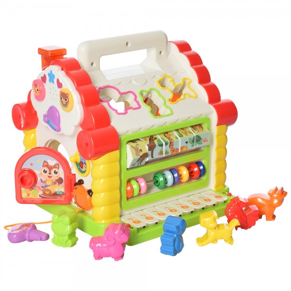 

Теремок LIMO TOY 9196 Желтый, 22-22-23см (BAM003441)