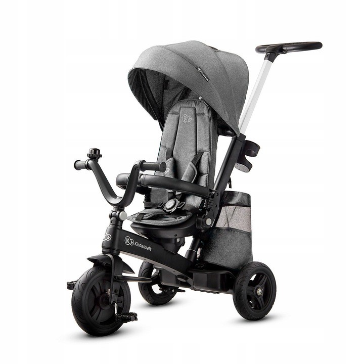 

Трехколесный велосипед Kinderkraft Easytwist Platinum Grey (KKRETWIGRY0000)