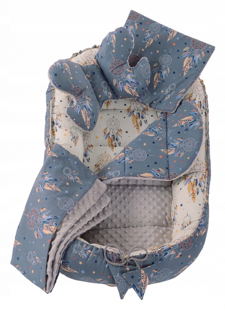 

Кокон для новорожденных Babyboom (813) 90 х 50 х 13 см одеяло подушки 2 шт