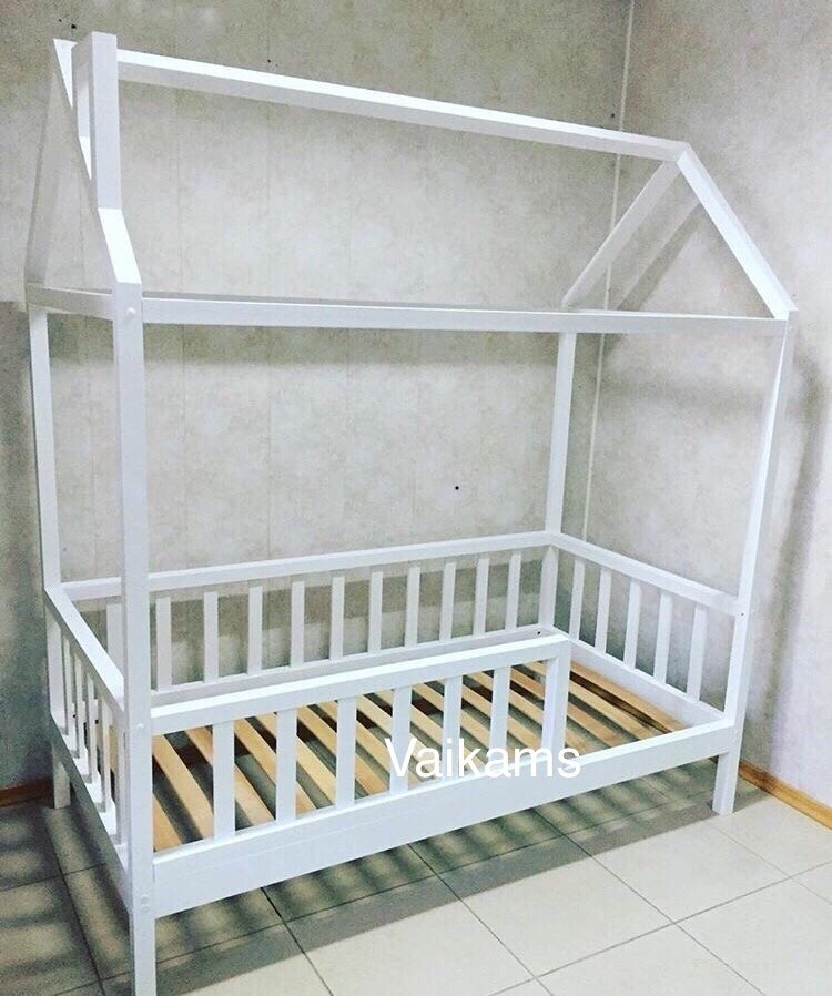 

Детская кровать домик LittleBabyDreams 190/80 белая