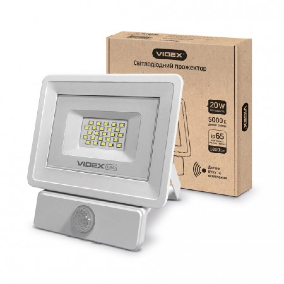 

Прожектор светодиодный Videx 20W 5000K 220V (VL-Fe-205W-S) Сенсорный