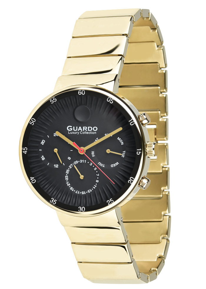 

Часы женские Guardo S02408(1)-2 золотые