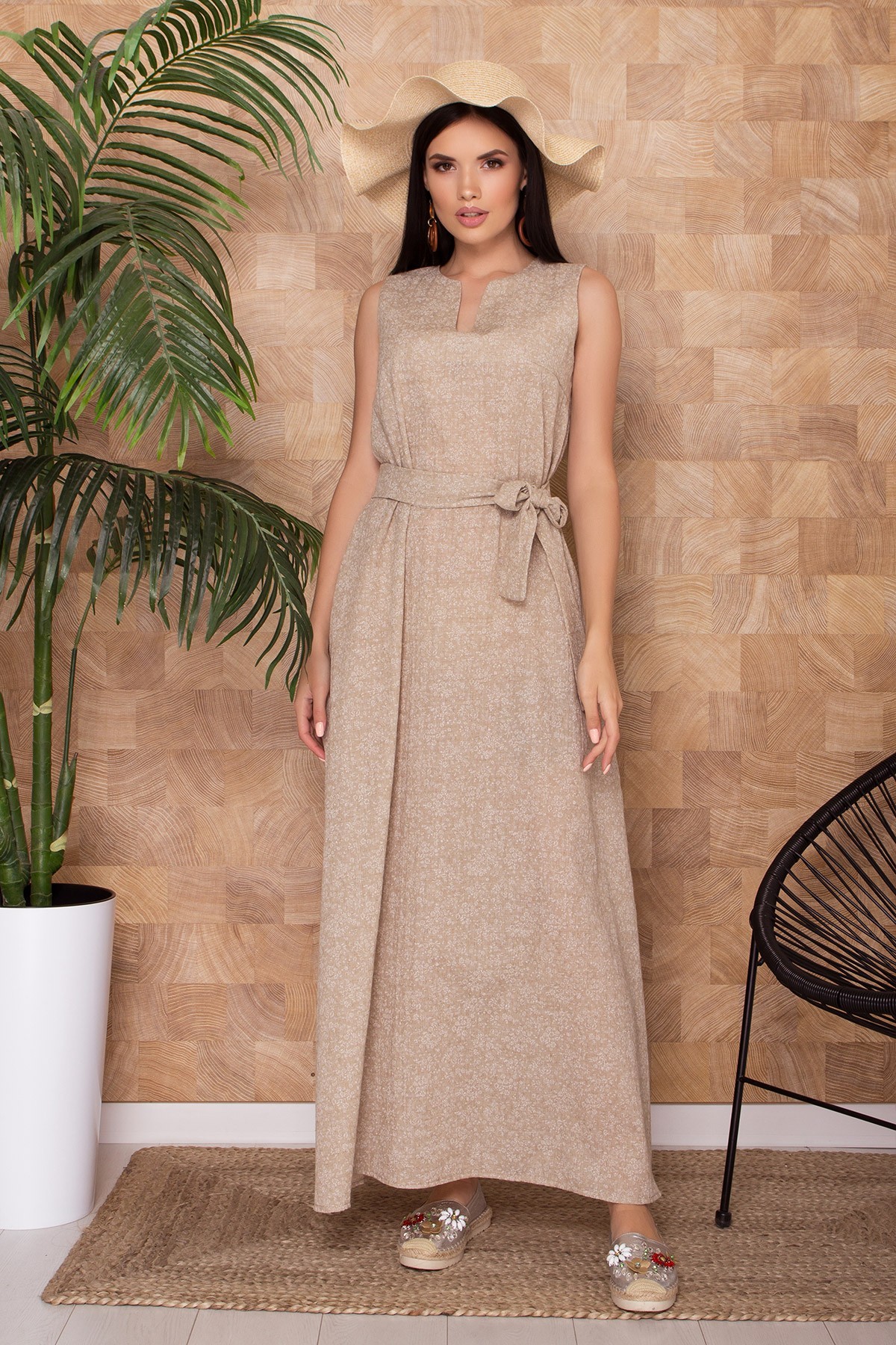 

Стильное платье Woman Fashion  Бежевый (WF_А-243_Beige, Стильное платье Woman Fashion 48 Бежевый (WF_А-243_Beige)