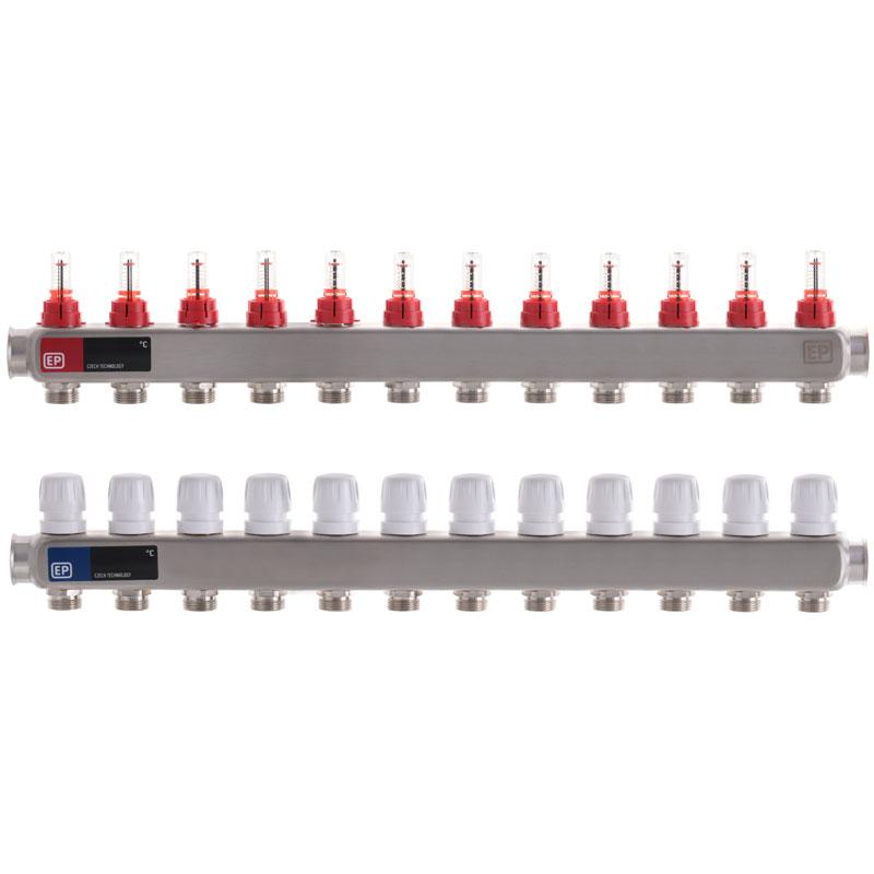 

Коллекторный блок с расxодомерами на 12 выходов EUROPRODUCT EP.S1110-12(EP4988) (ST701756)