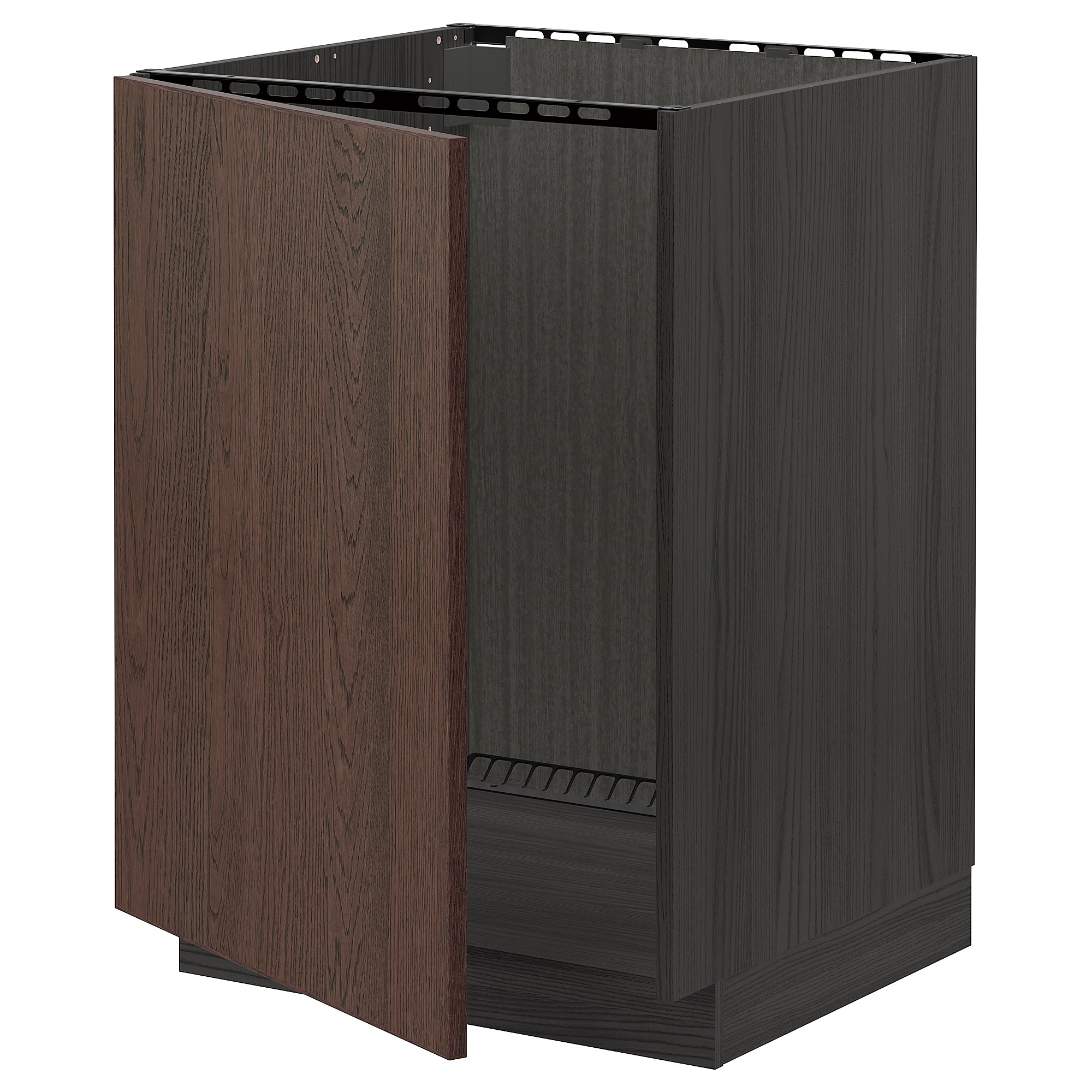 

Шкаф для раковины IKEA МЕТОД черный 694.056.25