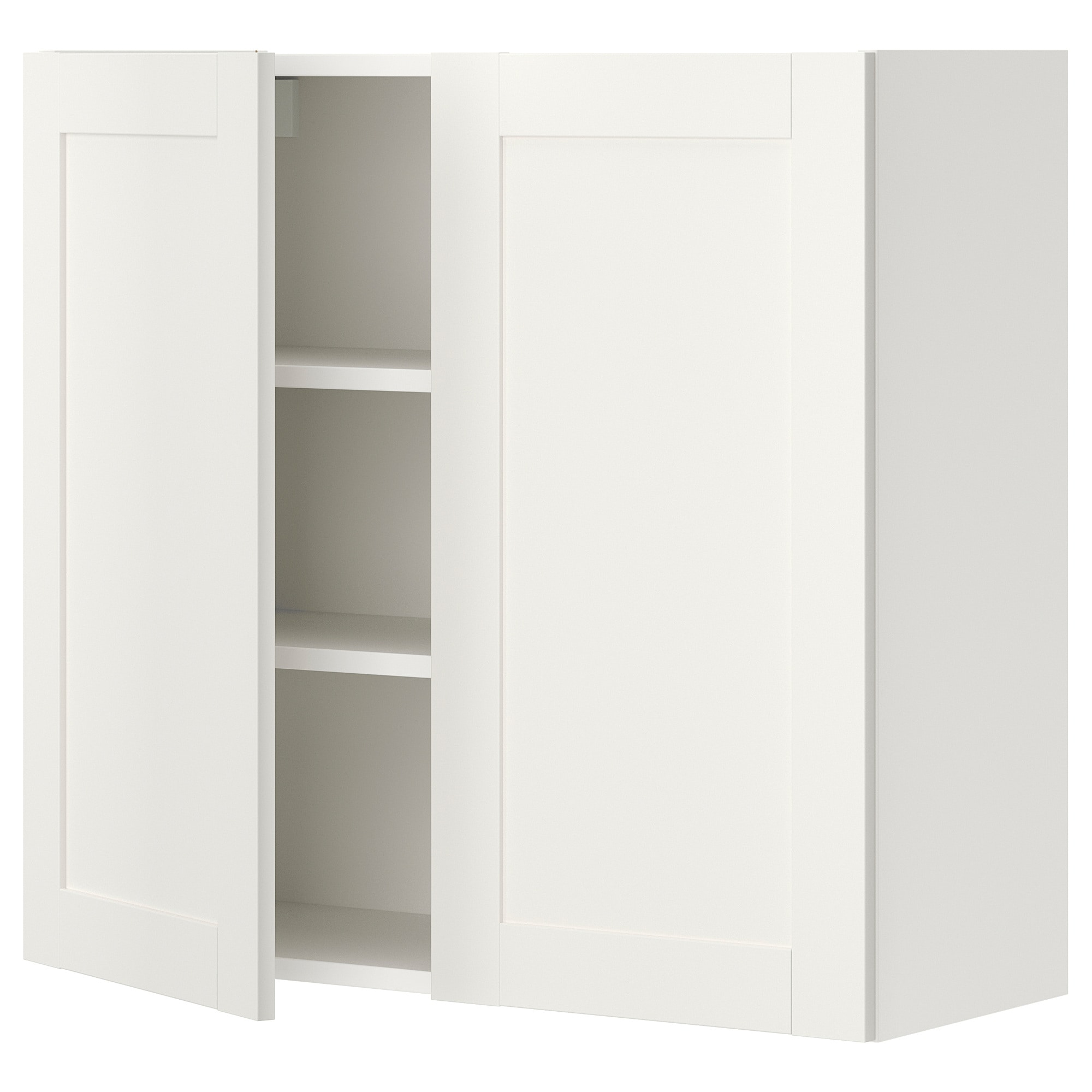 

Подвесной шкаф с 2 полками / дверцами IKEA ENHET белый 893.209.27