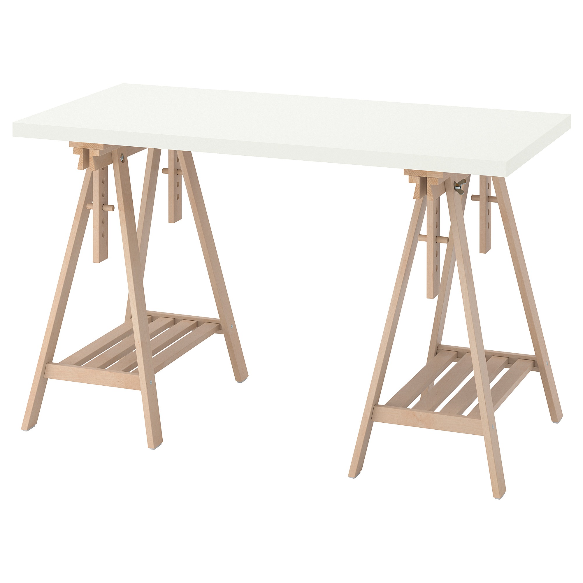 

Письменный стол IKEA ЛАГКАПТЕН / МИТТБАКК белый 294.167.82