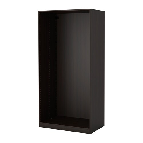 

Каркас гардероба IKEA ПАКС черно-коричневый 301.413.91