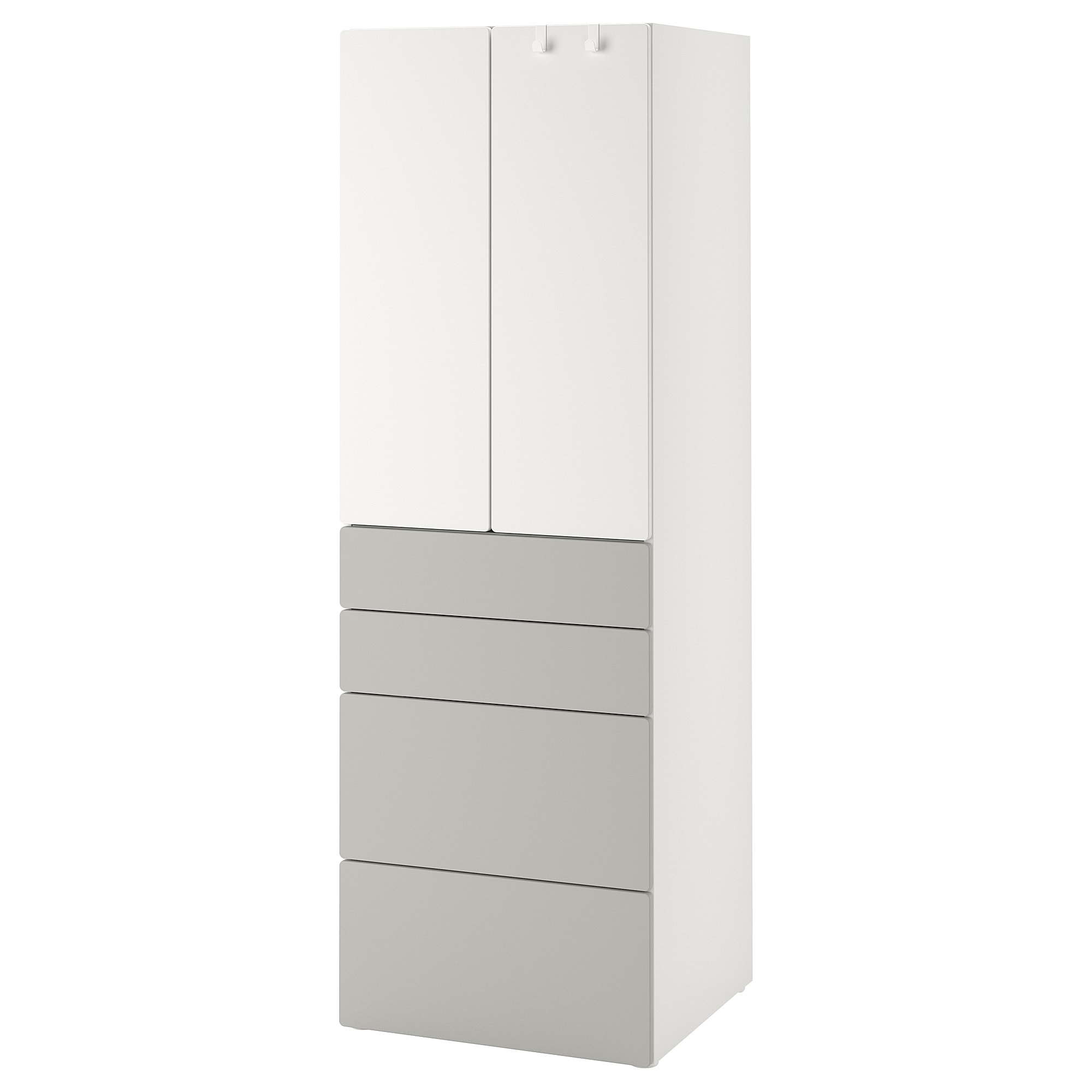 

Гардероб IKEA СМОСТАД белый серый 193.901.17
