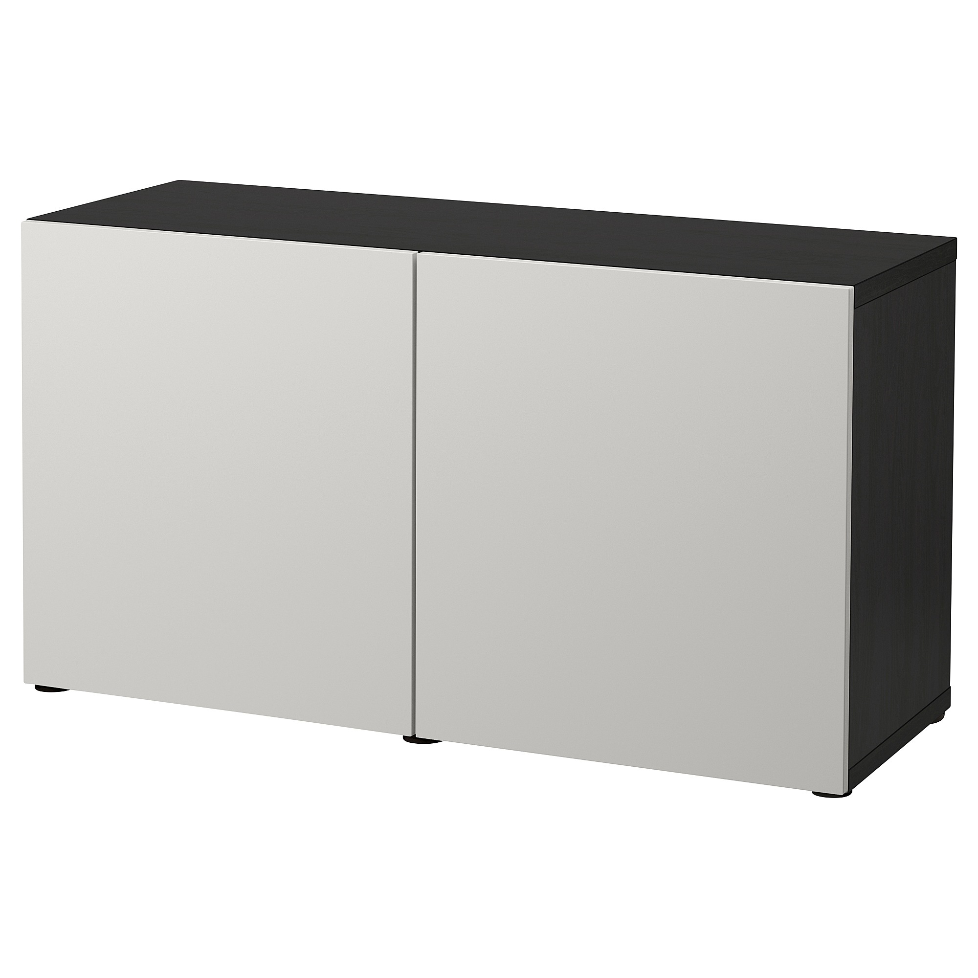 

Комбинация для хранения с дверцами IKEA БЕСТО черно-коричневый 393.245.41