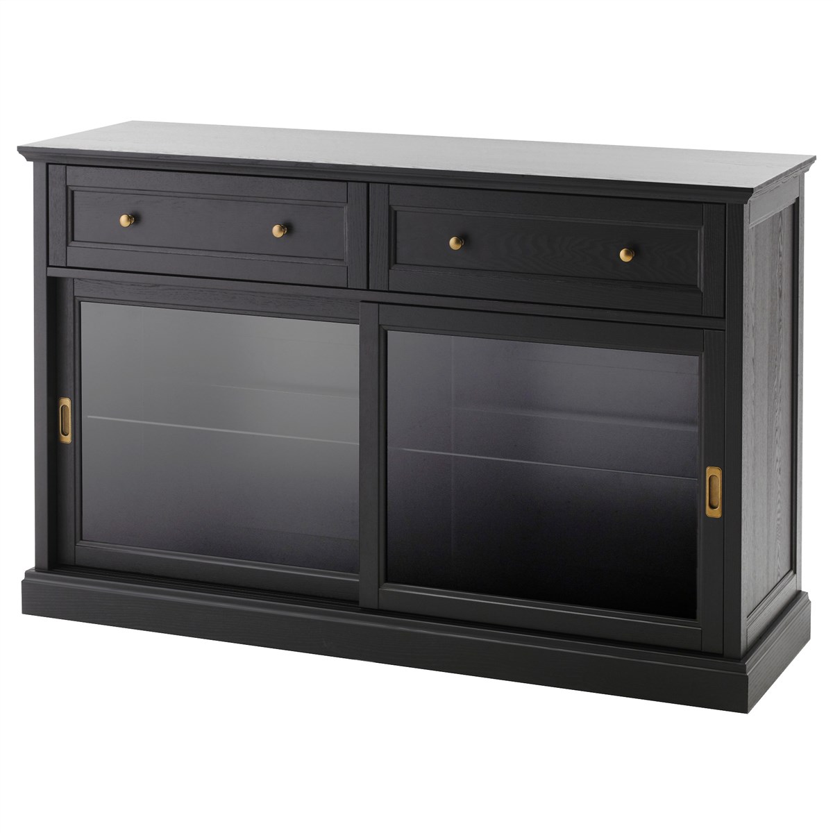 

Сервант IKEA МАЛЬШЁ черная морилка 003.277.72
