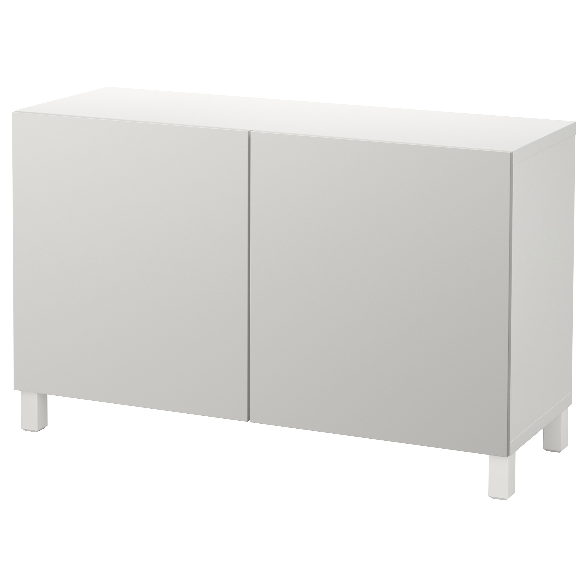 

Комбинация для хранения с дверцами IKEA БЕСТО белый 092.078.31