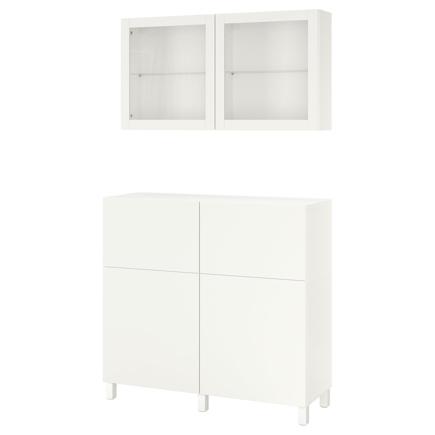 

Комб для хран с дверц/ящ IKEA БЕСТО белый 093.017.82