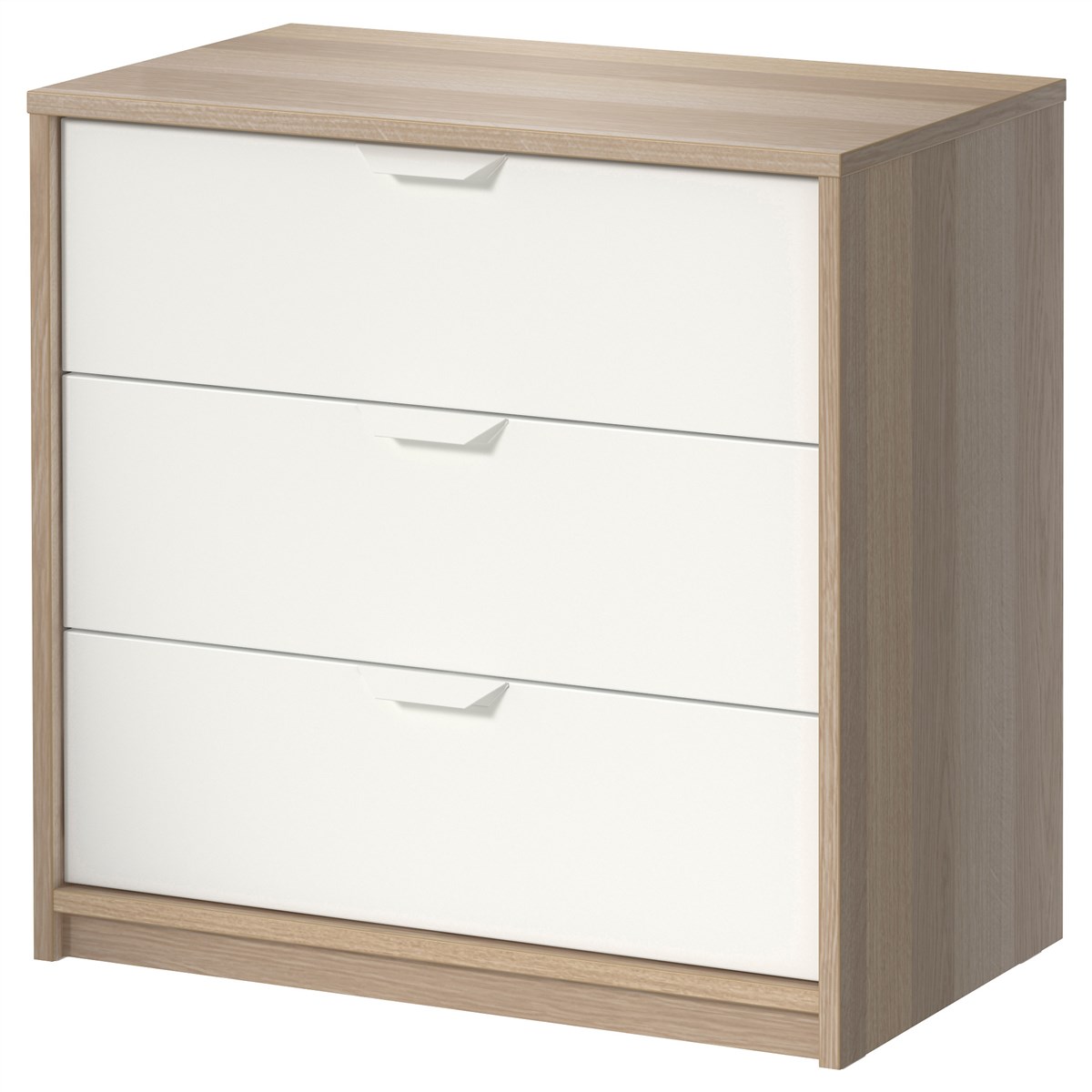 

Комод с 3 ящиками IKEA АСКВОЛЬ под беленый дуб 202.708.02