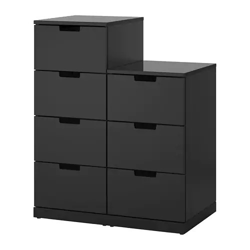 

Комод с 7 ящиками IKEA НОРДЛИ антрацит 892.480.45