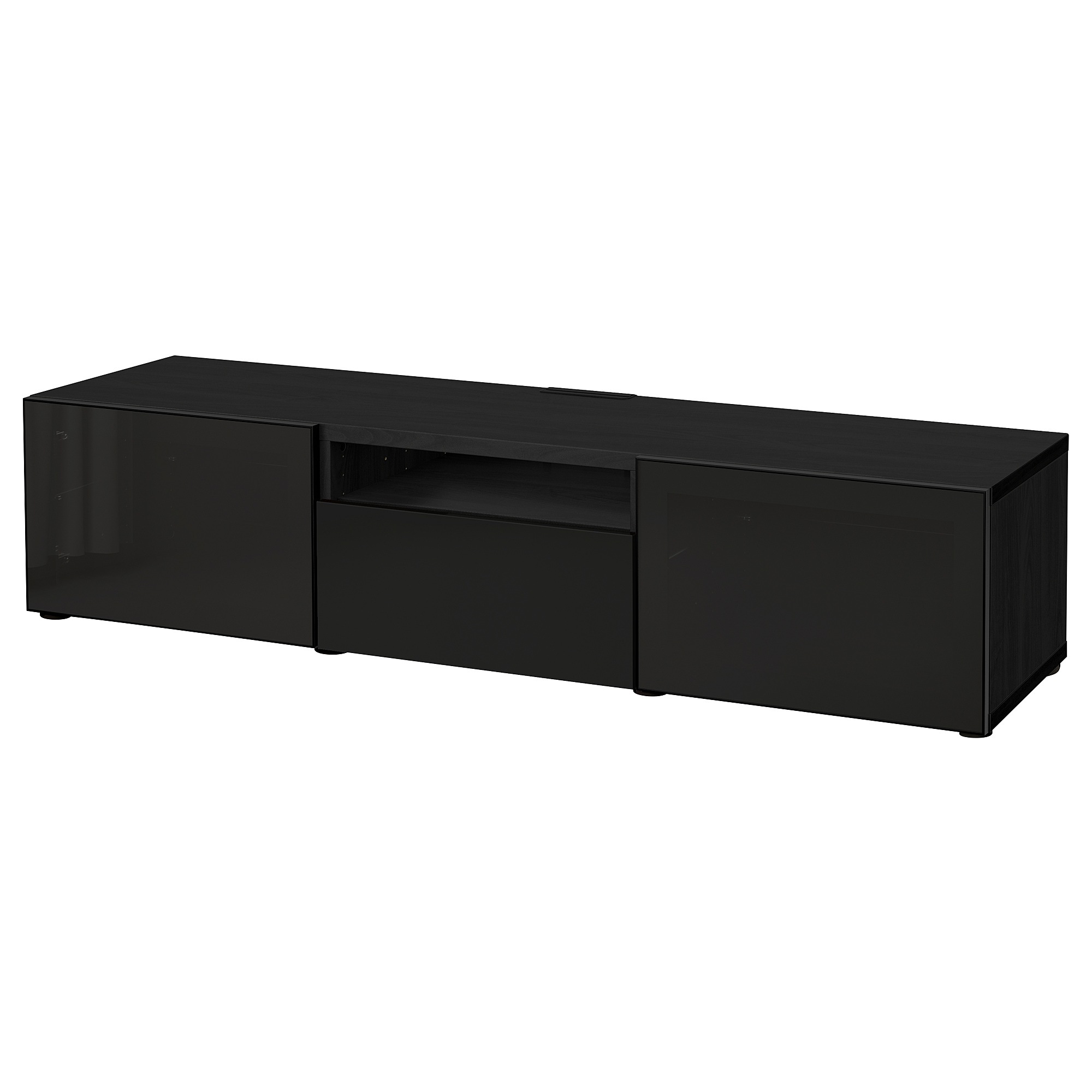 

Тумба под ТВ IKEA БЕСТО черно-коричневый 193.293.18